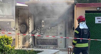 İzmit merkezde elektrik panosu yangını