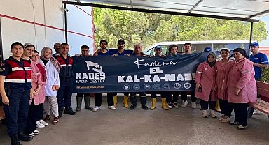 Jandarmadan vatandaşlara KADES bilgilendirmesi