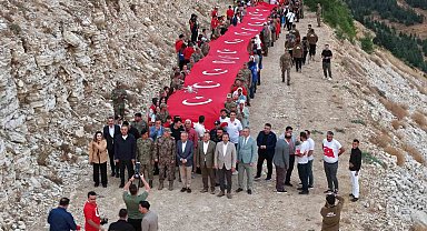 Kahramanmaraş'ta Bayrağa Saygı Yürüyüşü gerçekleştirildi