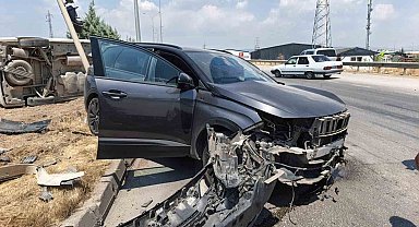 Kahramanmaraş'ta trafik kazası: 3 yaralı