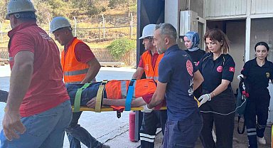 Kahramanmaraş'ta yangın ve kurtarma tatbikatı
