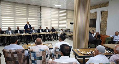 Kahta'da muhtarlarla istişare toplantısı yapıldı