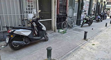 Kaldırımlar otoparka döndü