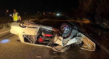 Karabük'te otomobil takla attı: 1 yaralı
