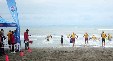 Karadeniz'in hırçın sularında Cankurtarma Sportif Deniz Türkiye Şampiyonası