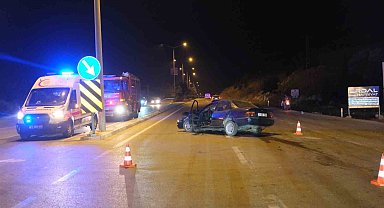 Karaman'da otomobiller çarpıştı: 3 yaralı