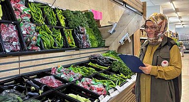 Karapınar'da marketlerde tarımsal ürün fiyatları denetlendi
