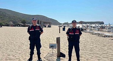 Kaş'ta Caretta Caretta yuvalama alanları jandarma korumasında