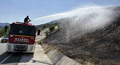 Kastamonu'da çıkan örtü yangınları büyümeden söndürüldü