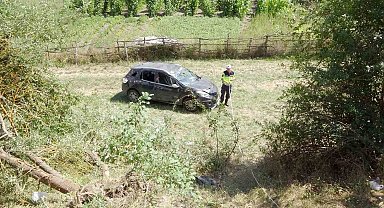 Kastamonu'da otomobil şarampole uçtu: 4 yaralı