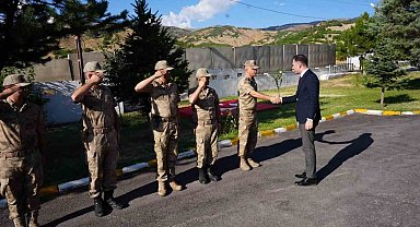 Kaymakam güvenlik çalışmalarını inceledi