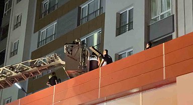 Kayseri'de 13. katta yangın: Balkondan düşen ev sahibi hayatını kaybetti