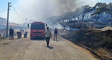 Kazdağları eteklerinde yangına 9 uçak 6 helikopter ile müdahale ediliyor