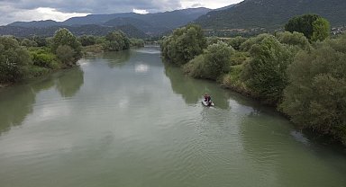 Kelkit Irmağı'nda kaybolan genci arama çalışmaları 65'inci gününde sürüyor