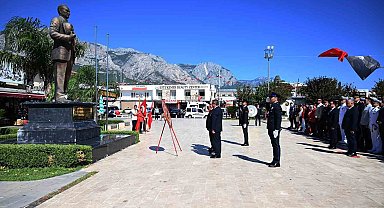 Kemer'de Zafer Bayramı'nın 104'üncü yıl dönümü kutlandı