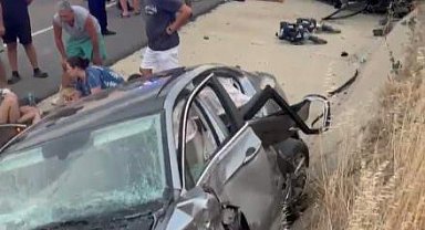 Keşan'daki kazada ağır yaralanan kadın hastanede hayatını kaybetti