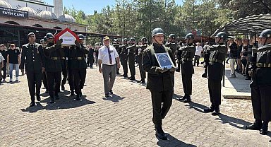 Kıbrıs gazisi askeri törenle uğurlandı