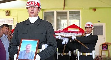 Kıbrıs Gazisi Hüseyin Temel son yolculuğuna uğurlandı