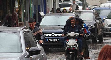 Kilis'te yağış etkili oldu