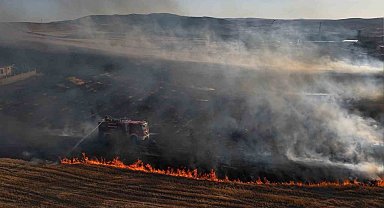 Kırıkkale'de anız yangınına sebebiyet veren 8 kişiye 96 bin 337 lira ceza