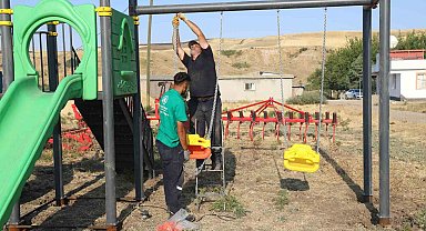 Kırsal mahallelere çocuk oyun grupları kuruluyor