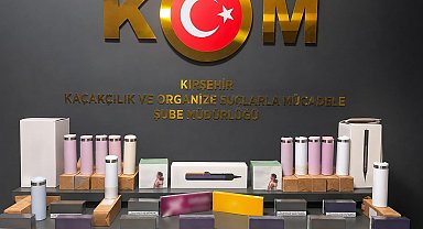 Kırşehir'de 130 paket ısıtılmış tütün ürünü ele geçirildi
