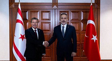 KKTC Başbakanı Üstel'den Bakan Fidan'a Kıbrıs açıklamaları nedeniyle teşekkür