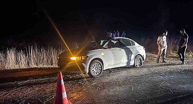 Kontrolden çıkan otomobil şarampole uçtu, sürücü yaralandı