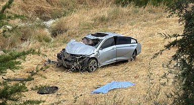 Kontrolden çıkan otomobil takla attı: 1 ölü