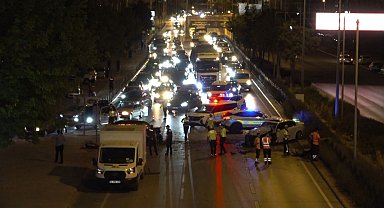 Konya'da iki otomobil çarpıştı: 2 yaralı