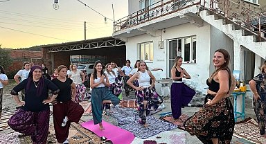 Köylü kadınlar, topluca stres attı