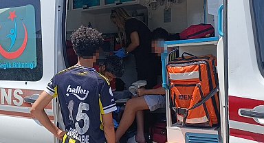 Küçük çocukların motosiklet gezintisi hastanede son buldu