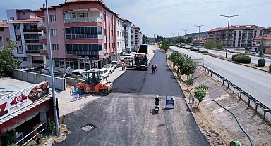 Kula'da yollar yenileniyor