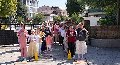 Kur'an kursu öğrencileri keyifli zaman geçirdi