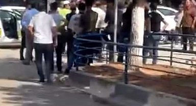 Kurtalan'da trafik uygulaması sırasında gerginlik