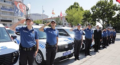 Kütahya Emniyet Teşkilatına 37 yeni hizmet aracı
