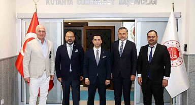 Kütahya OSB'den Başsavcı Kılıç ve MHP İl Başkanı Türker'e hayırlı olsun ziyareti