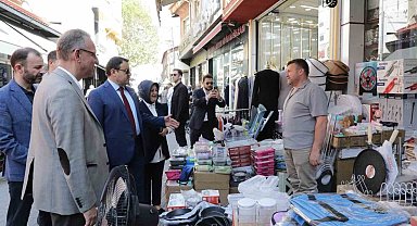 Kütahya Saman Pazarı'nda Sokak Sağlıklaştırma Projesi için inceleme