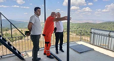Kütahya'da orman yangınlarına karşı saha denetimleri sürüyor