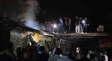 Kütahya'da samanlıkta korkutan yangın