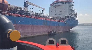Makine arızası yapan tanker Yalova açıklarında güvenli bölgeye çekildi
