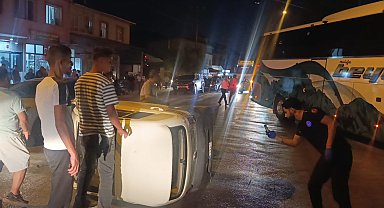 Malatya'da iki otomobil çarpıştı: 1 yaralı