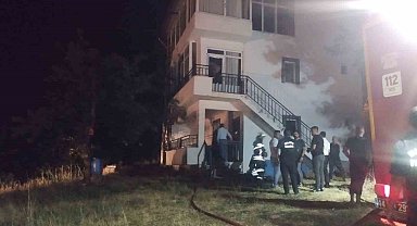 Malatya'da müstakil evde yangın