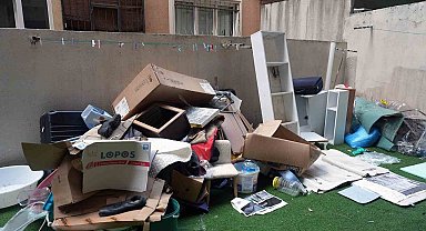 Maltepe'de çöp ev temizlenerek halk sağlığı için önlem alındı