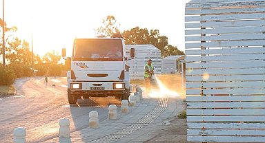 Manavgat Belediyesi'nden Boğaz Sahili'nde kapsamlı temizlik
