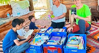 Manavgat Belediyesi'nden yaylalara kütüphane desteği