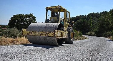 Manisa'da asfalt çalışmaları hızla devam ediyor