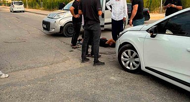 Mardin'de otomobil ile motosiklet çarpıştı: 1 yaralı