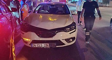 Mardin'de otomobillerin çarpıştığı kazada maddi hasar meydana geldi