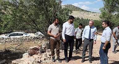 Mardin'de tarım arazilerini korumak amacıyla açıktan akan dere yer altına alınıyor